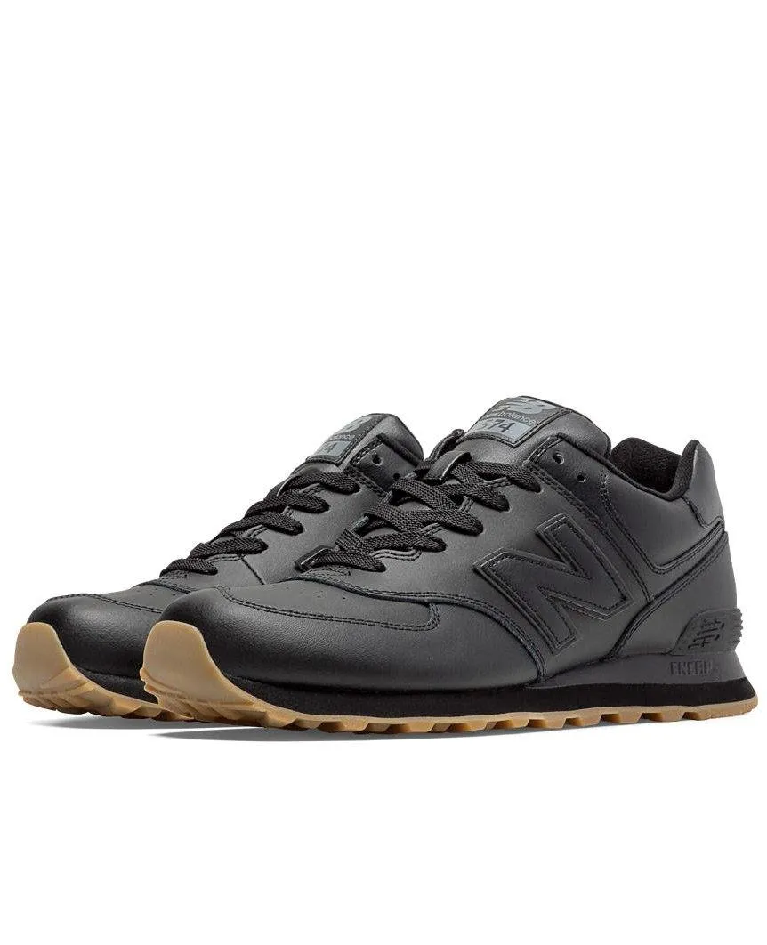 574 Leather Black