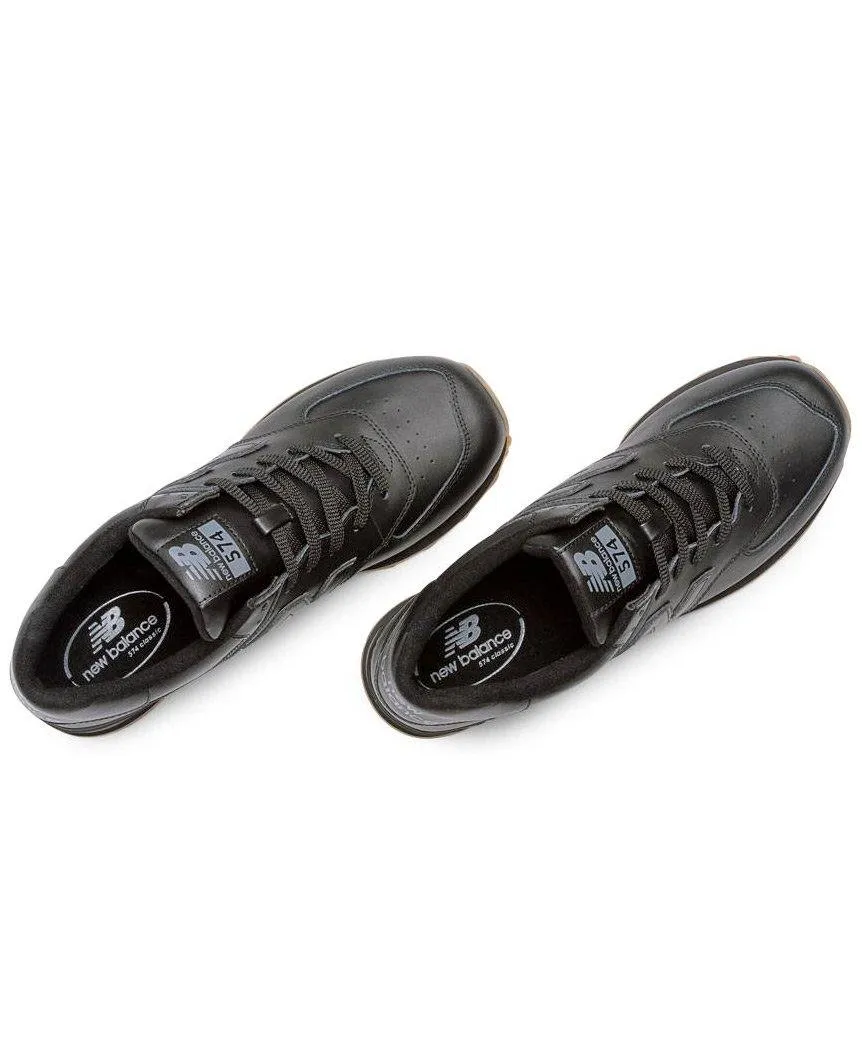 574 Leather Black