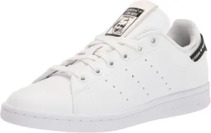 adidas Originals Men's Stan Smith Sneaker, White/White/Black, 4.5