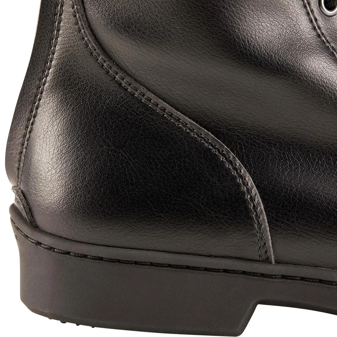 Adult Horse Riding Lace-Up Jodhpur Boots 500 - Black