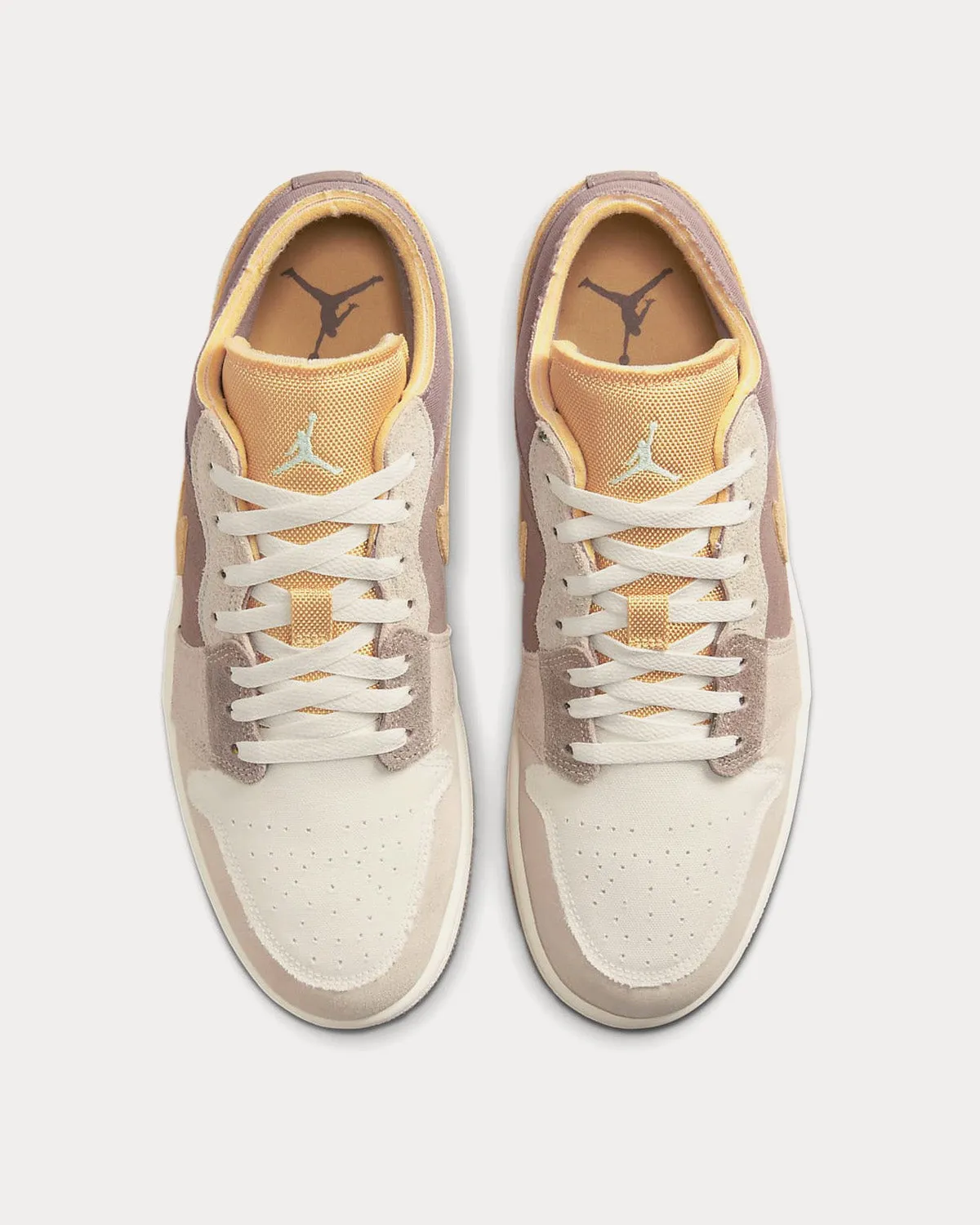 Air Jordan 1 Low SE Craft Taupe Haze / Celestial Gold / Fossil Stone / Mint Foam Low Top Sneakers