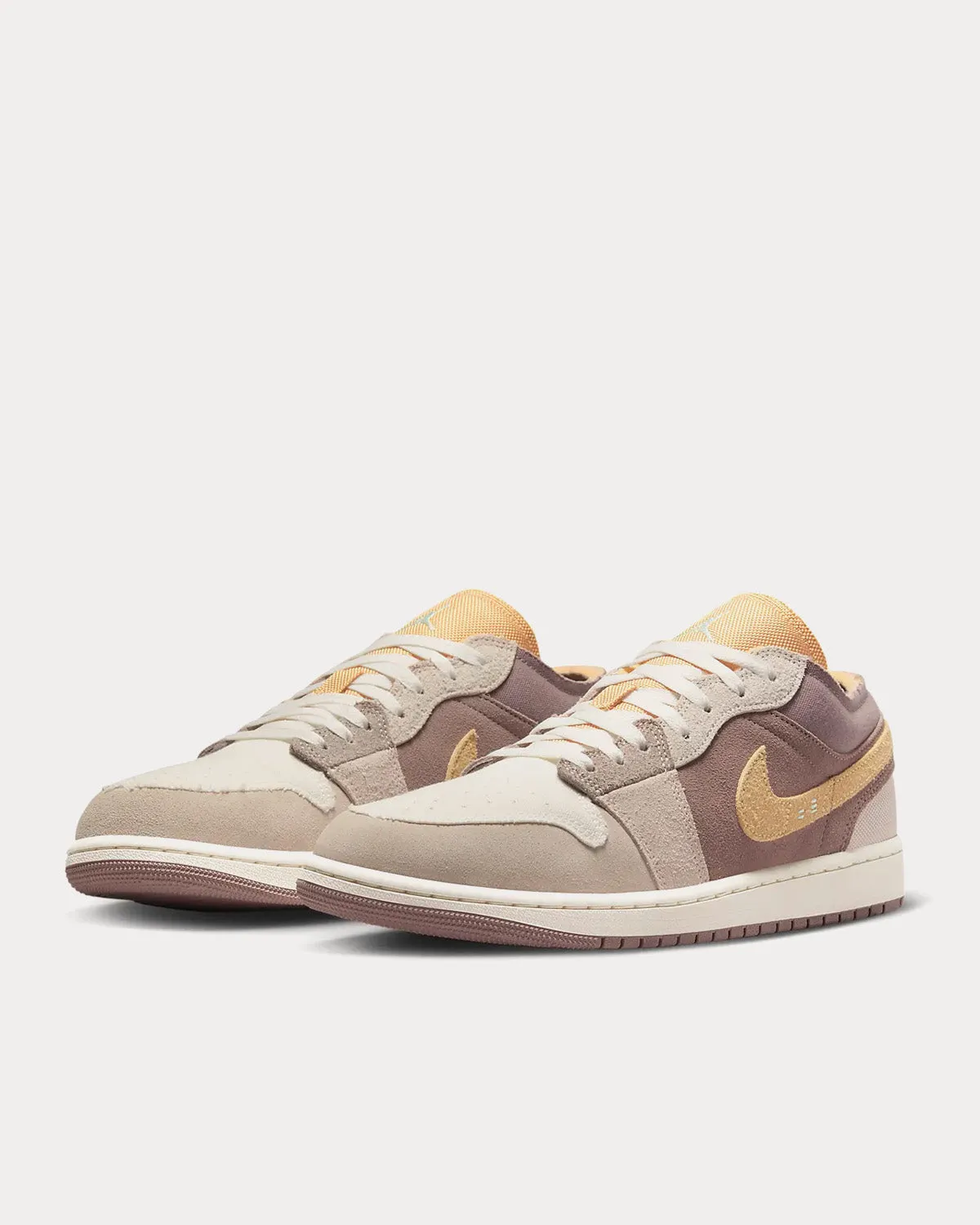 Air Jordan 1 Low SE Craft Taupe Haze / Celestial Gold / Fossil Stone / Mint Foam Low Top Sneakers