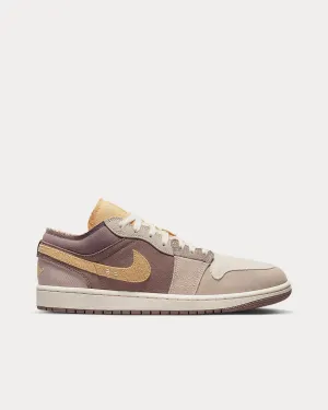 Air Jordan 1 Low SE Craft Taupe Haze / Celestial Gold / Fossil Stone / Mint Foam Low Top Sneakers