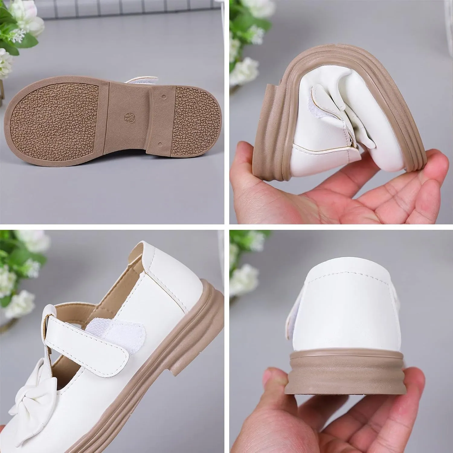 Baby Girl Mary Jane Dress Shoes Kids Platform Uniform Shoes School Oxford Flats for Kids Party Wedding Shoes
