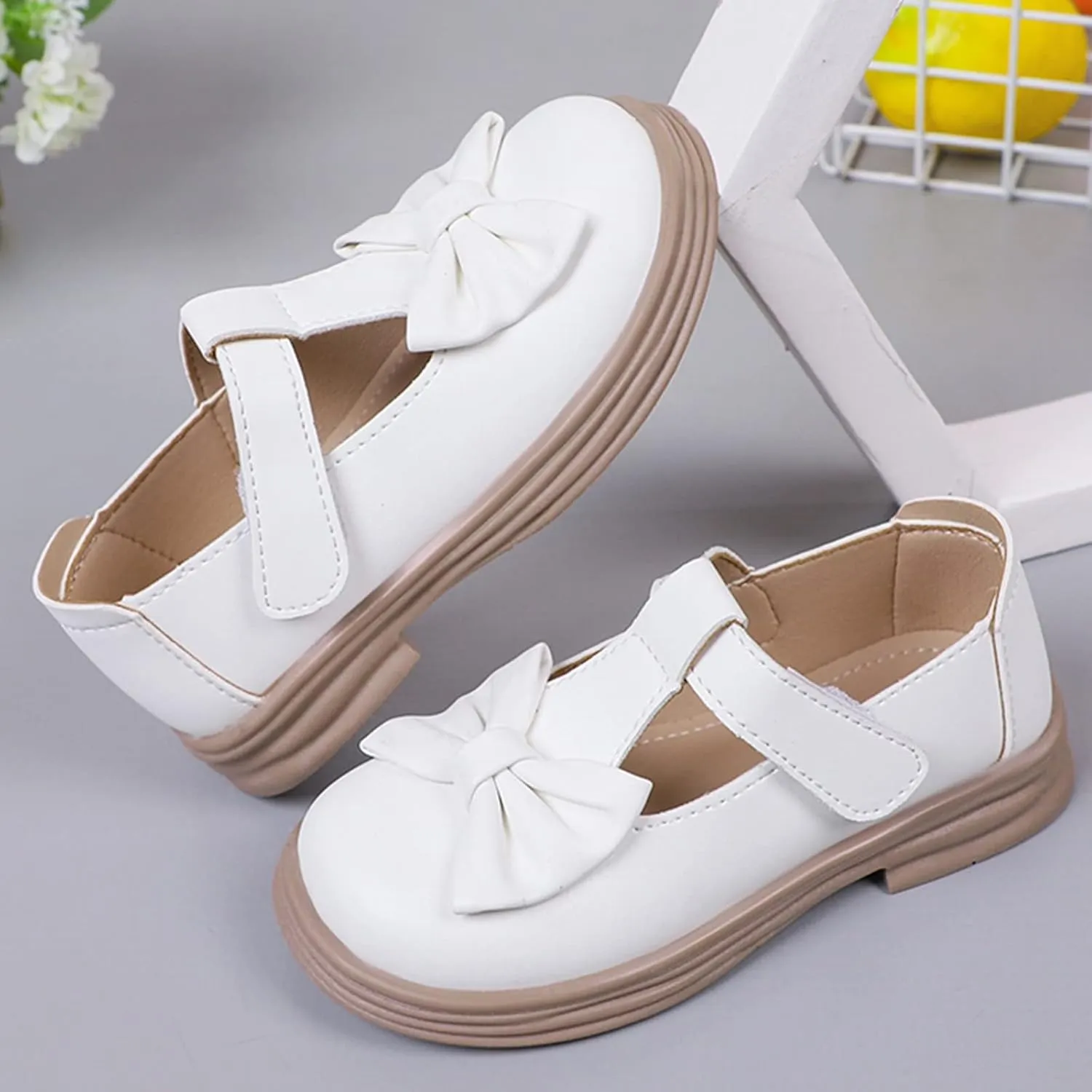 Baby Girl Mary Jane Dress Shoes Kids Platform Uniform Shoes School Oxford Flats for Kids Party Wedding Shoes