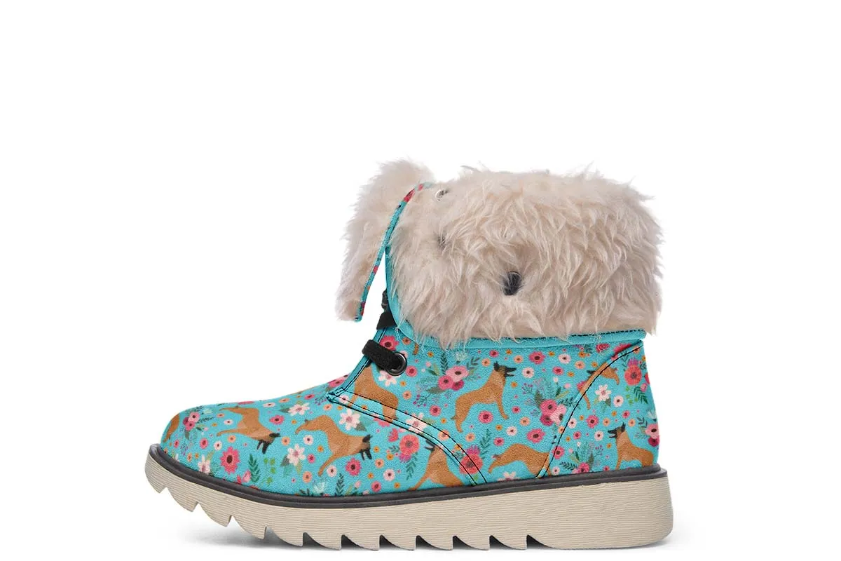 Belgian Malinois Flower Polar Vibe Boots