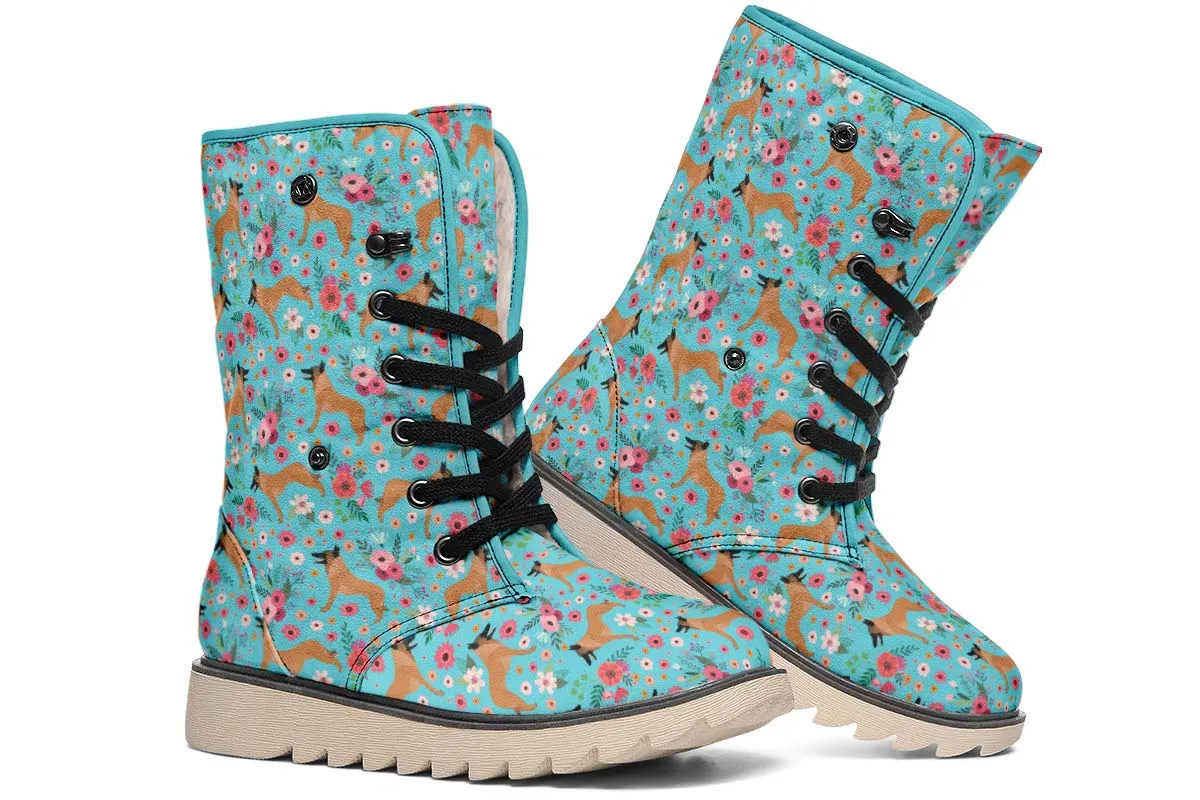 Belgian Malinois Flower Polar Vibe Boots