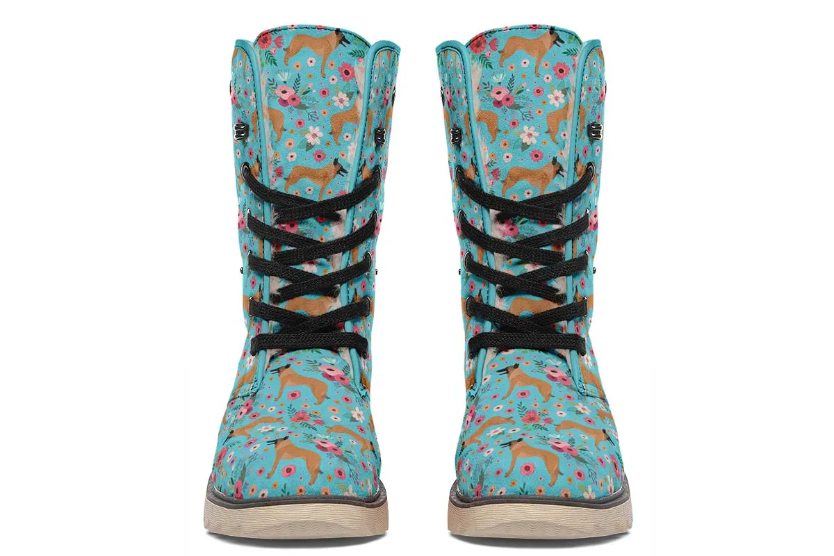 Belgian Malinois Flower Polar Vibe Boots