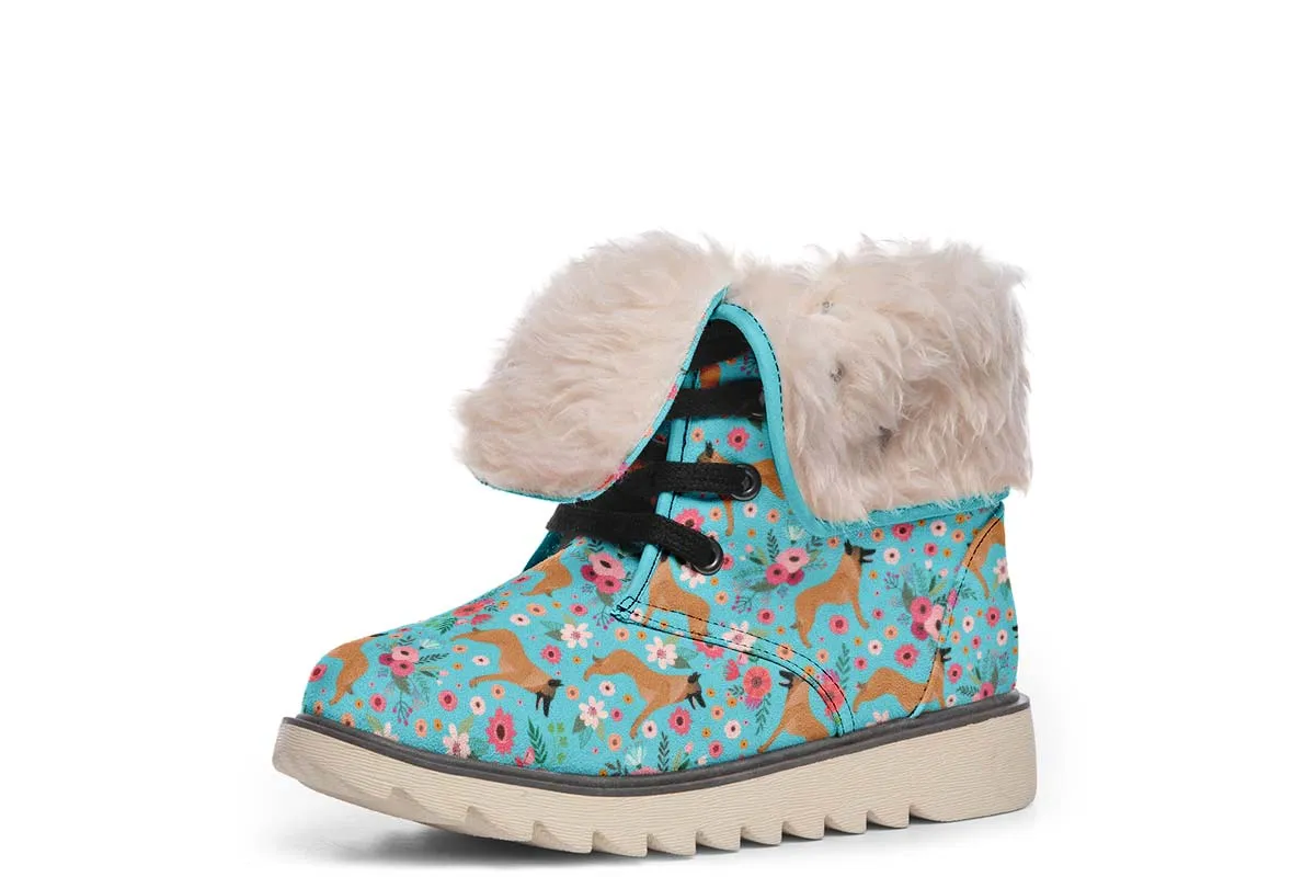 Belgian Malinois Flower Polar Vibe Boots