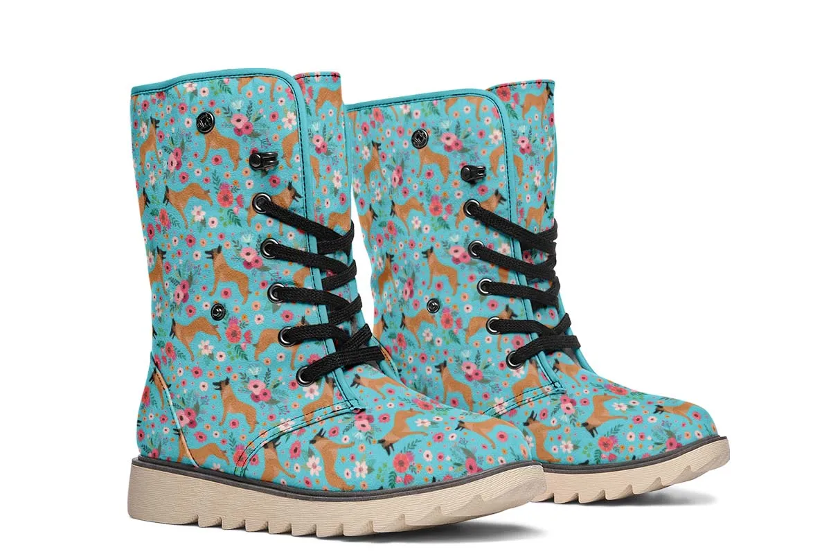 Belgian Malinois Flower Polar Vibe Boots