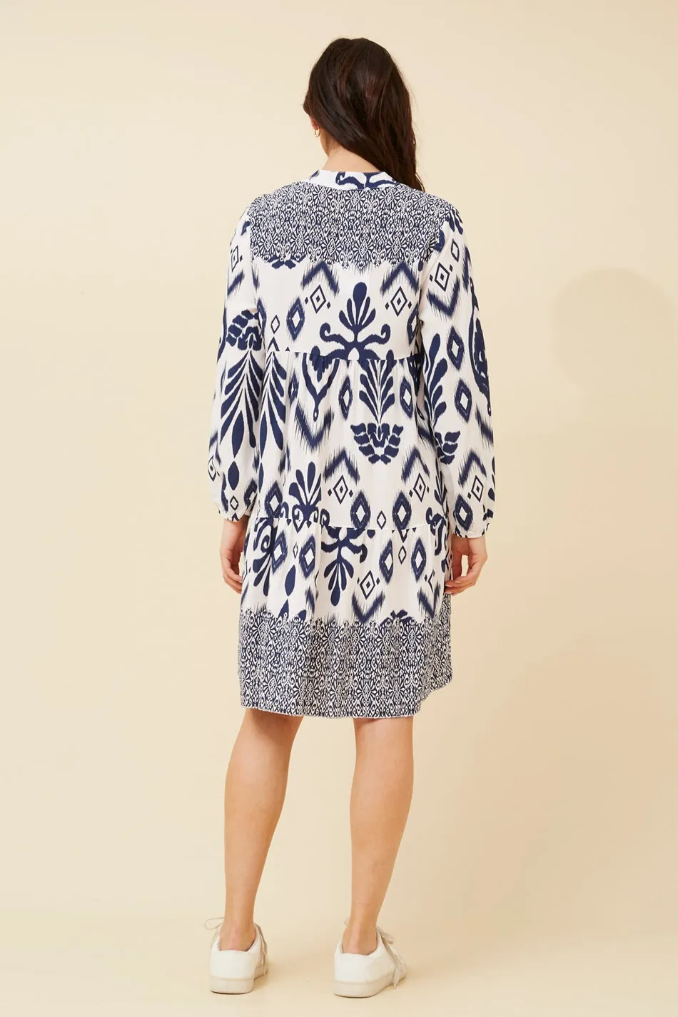 BLUBELL BOHO TIERED SHORT DRESS