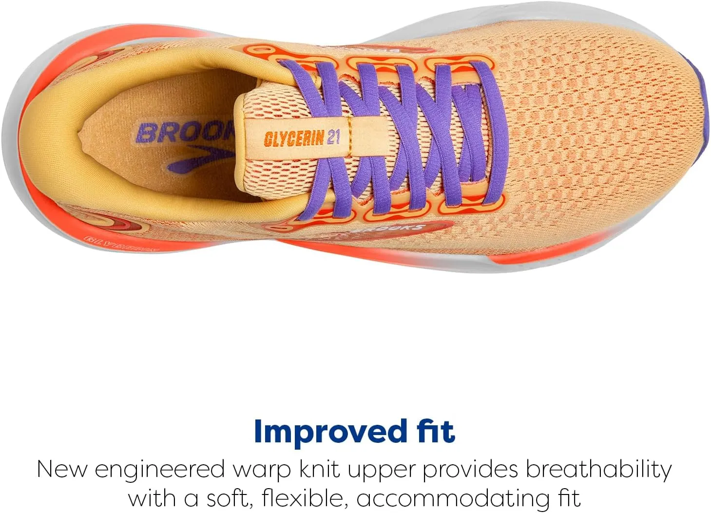 Brooks Womens Glycerin 21 Neutral Running Shoe