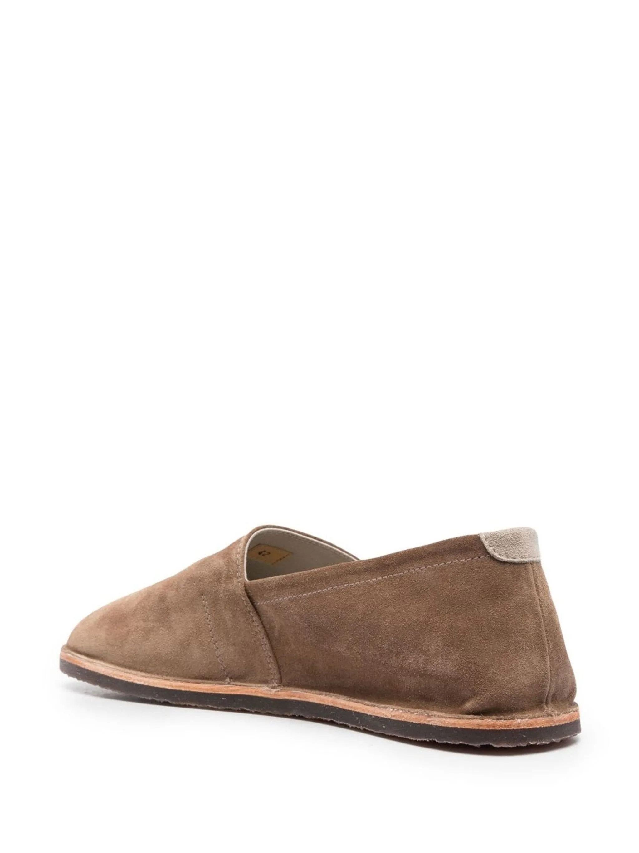 Brunello Cucinelli Men's Round Toe Loafers  In Beige