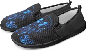 Canvas Slip On Shoes Women Casual Cozy Loafers Breathable Mesh Tennis Non-Slip Running Work Shoes for Trainer US 6-12