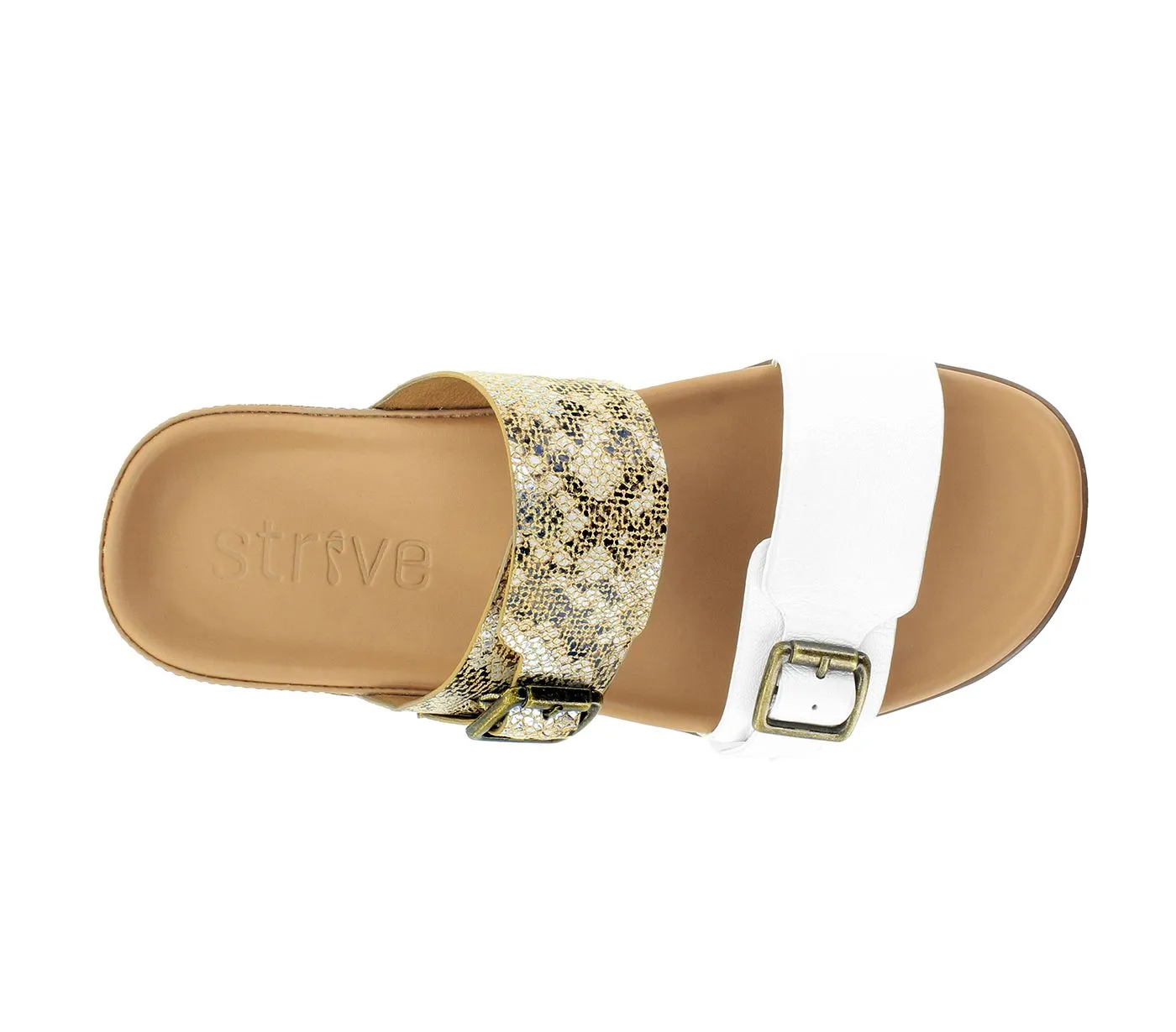 Caprera Sandal in Black Snake CLOSEOUTS