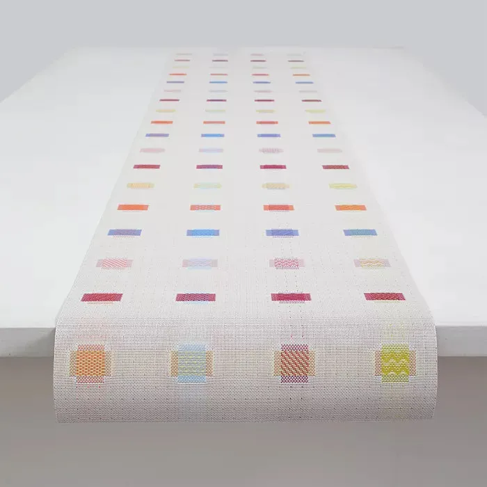 Chilewich Sampler Table Runner – Multi  – 14in x 72in