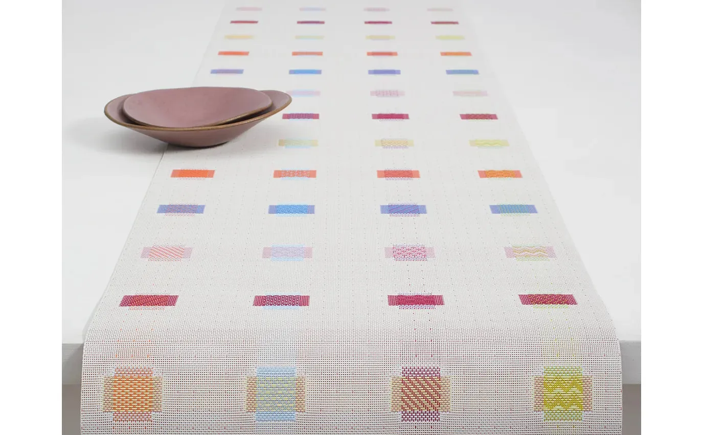 Chilewich Sampler Table Runner – Multi  – 14in x 72in
