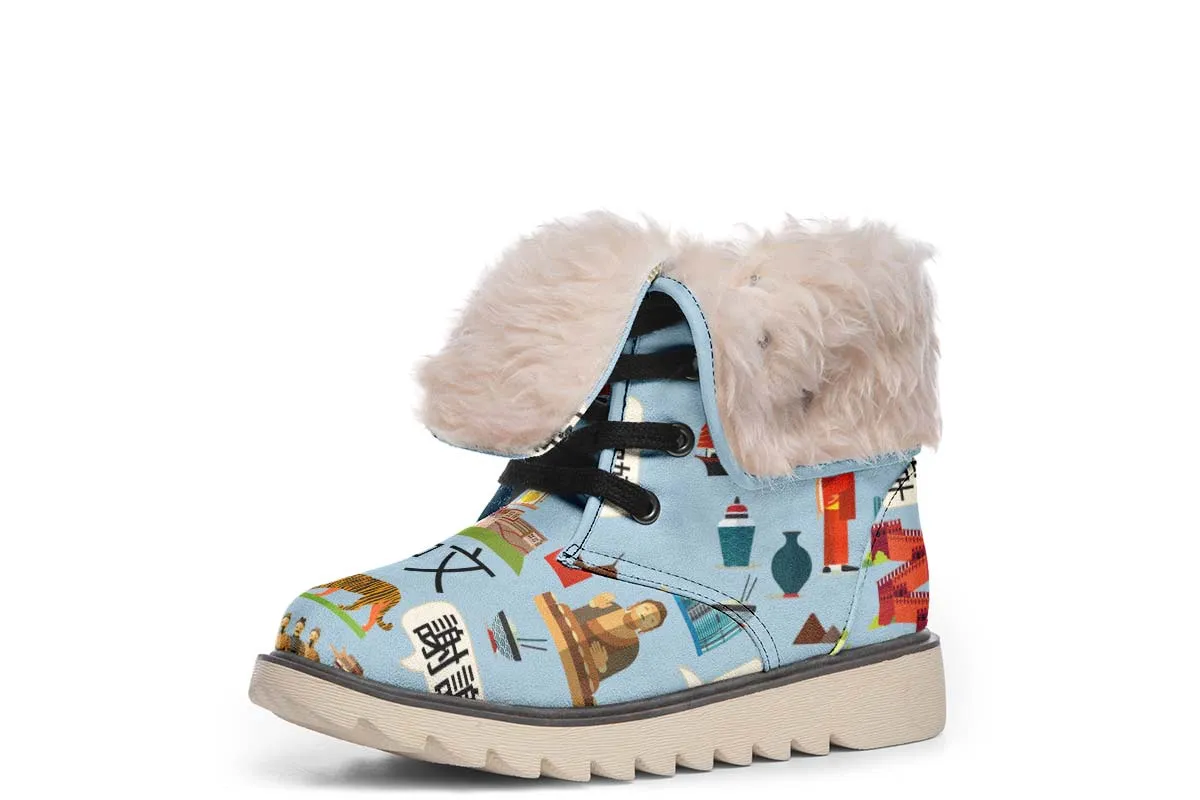 Chinese Language Polar Vibe Boots