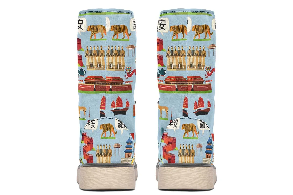 Chinese Language Polar Vibe Boots