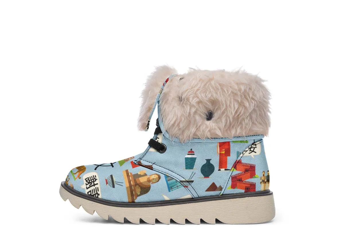 Chinese Language Polar Vibe Boots