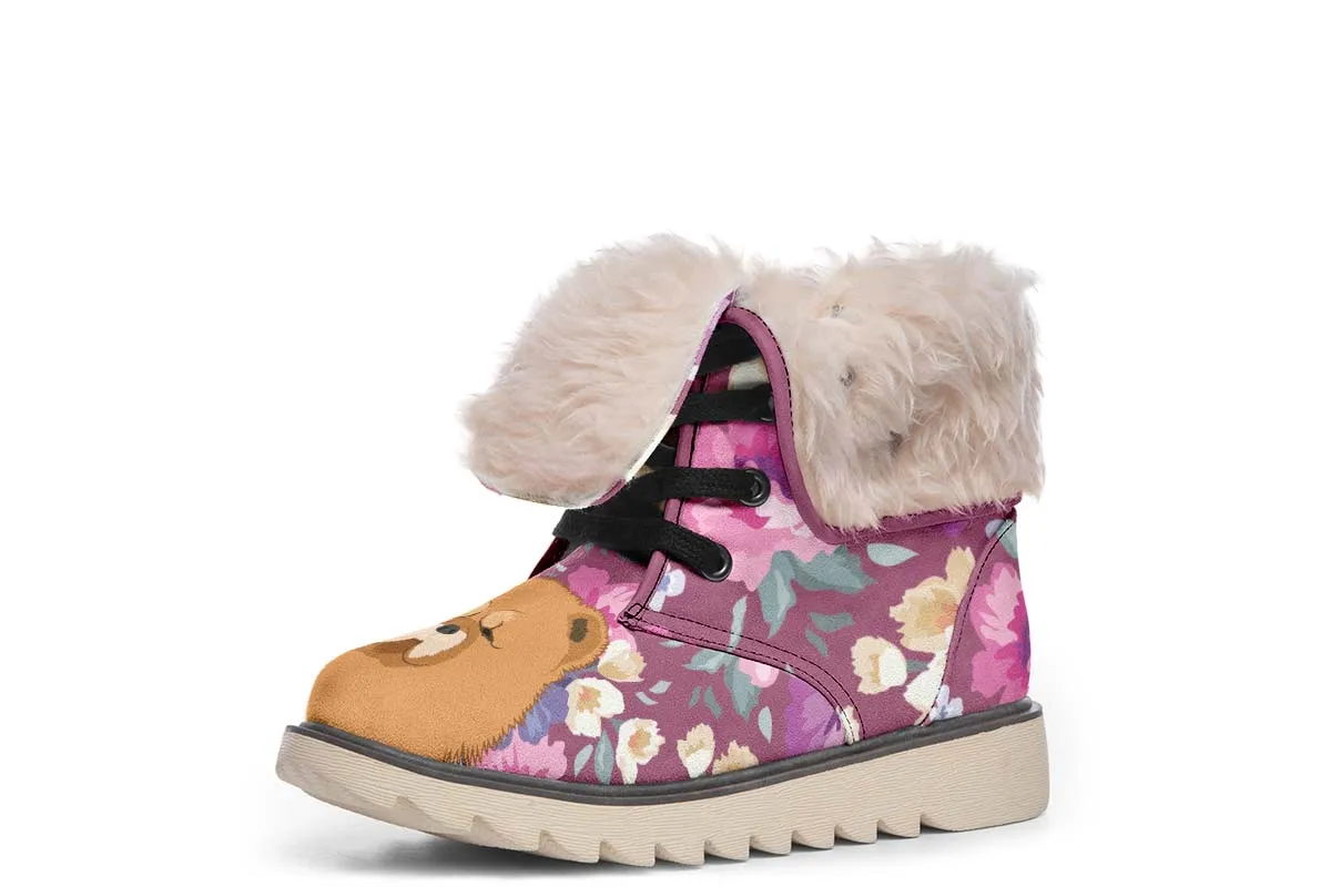 Chow Chow Dog Portrait Polar Vibe Boots
