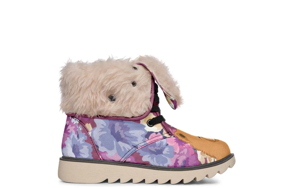 Chow Chow Dog Portrait Polar Vibe Boots