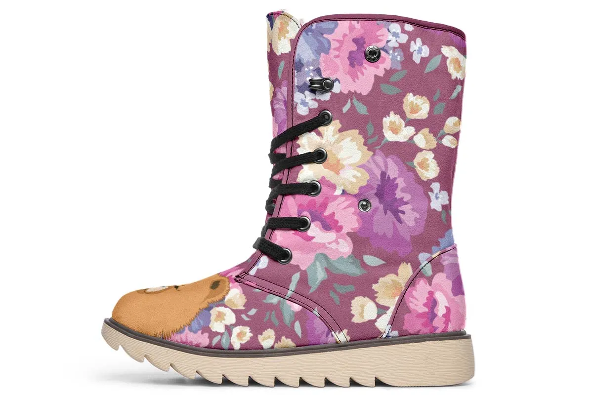 Chow Chow Dog Portrait Polar Vibe Boots