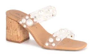 Clear Pearls Divine Sandals
