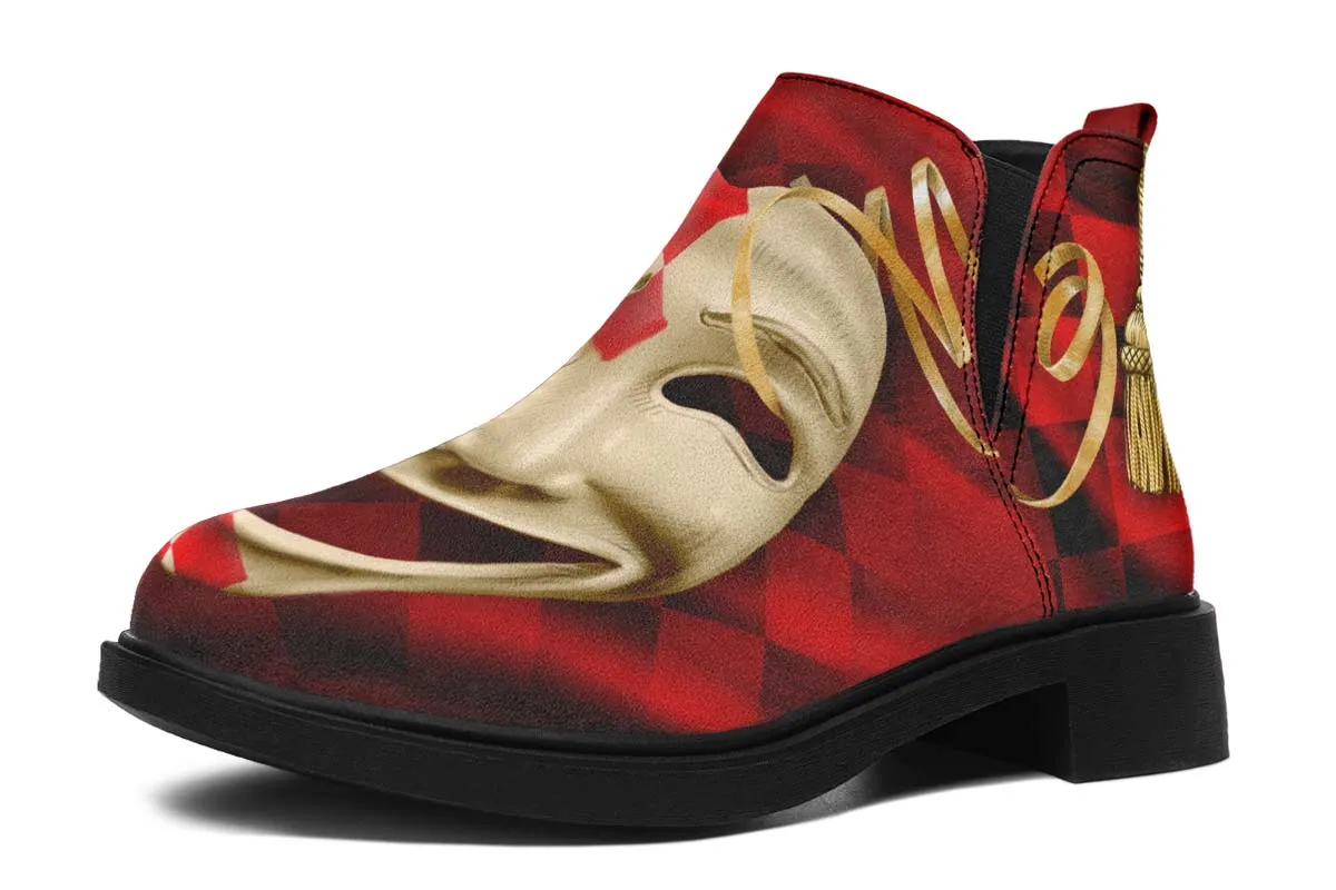 Comedyand Tragedy Neat Vibe Boots