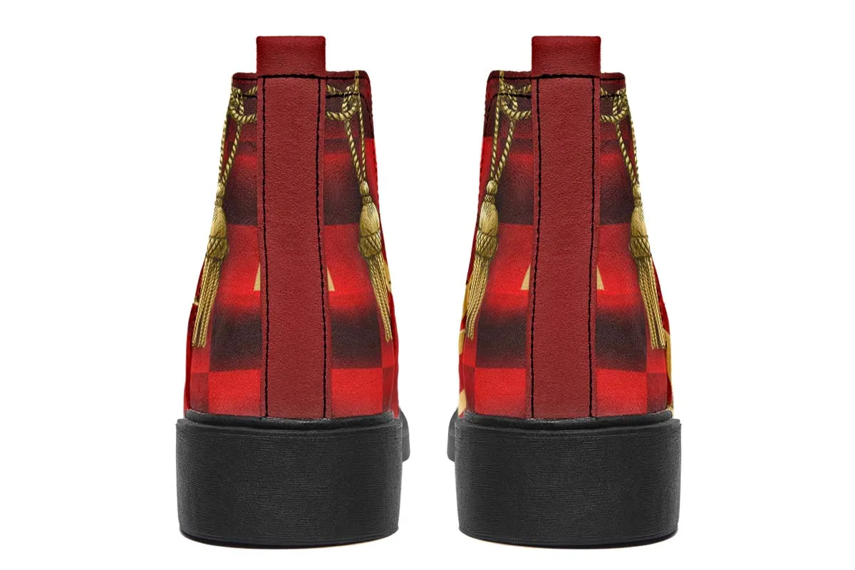 Comedyand Tragedy Neat Vibe Boots
