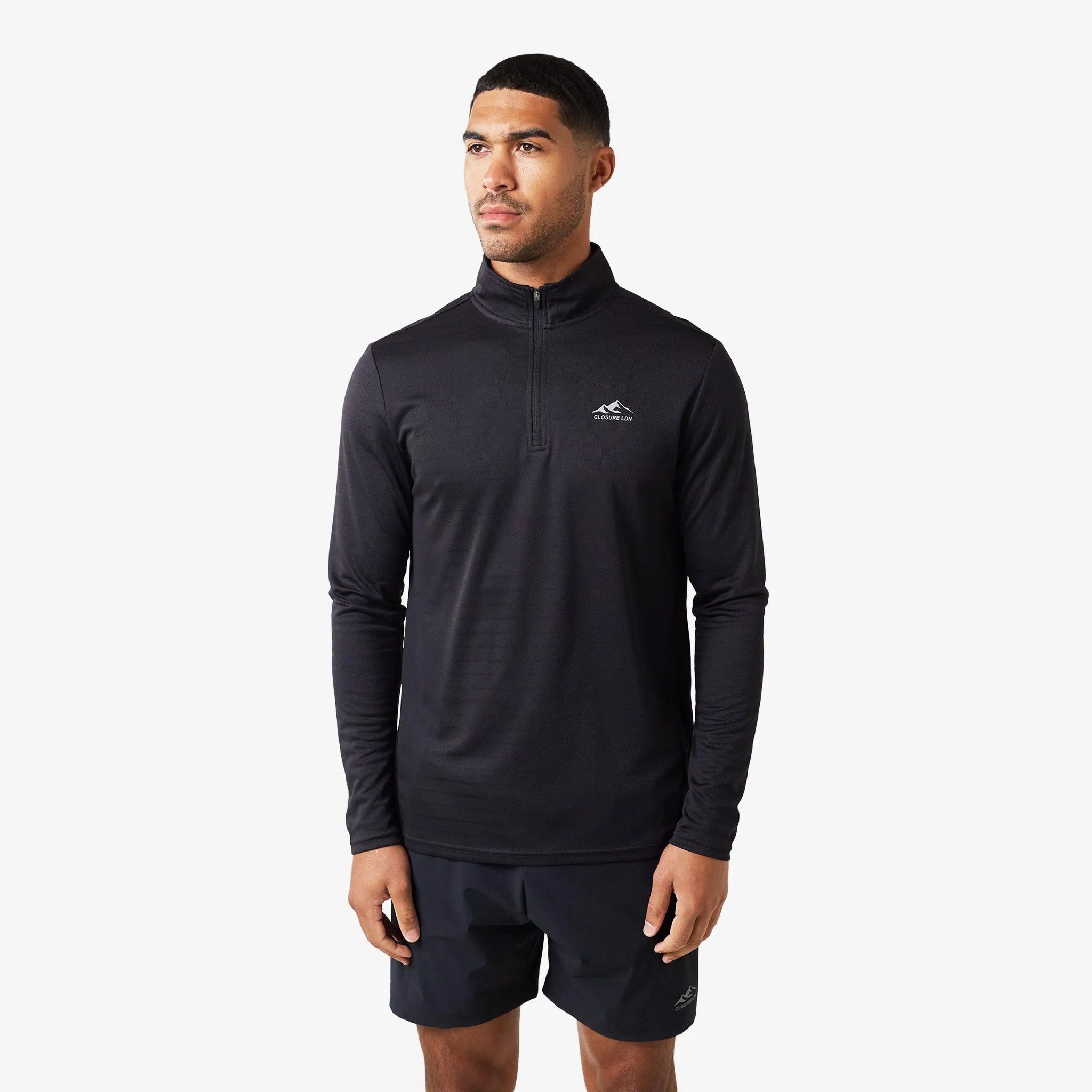 Core 1/4 Zip Performance Top | Black