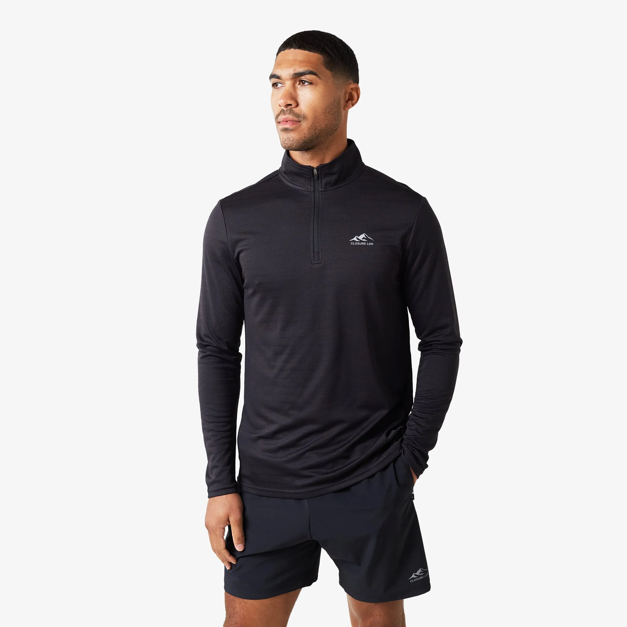 Core 1/4 Zip Performance Top | Black