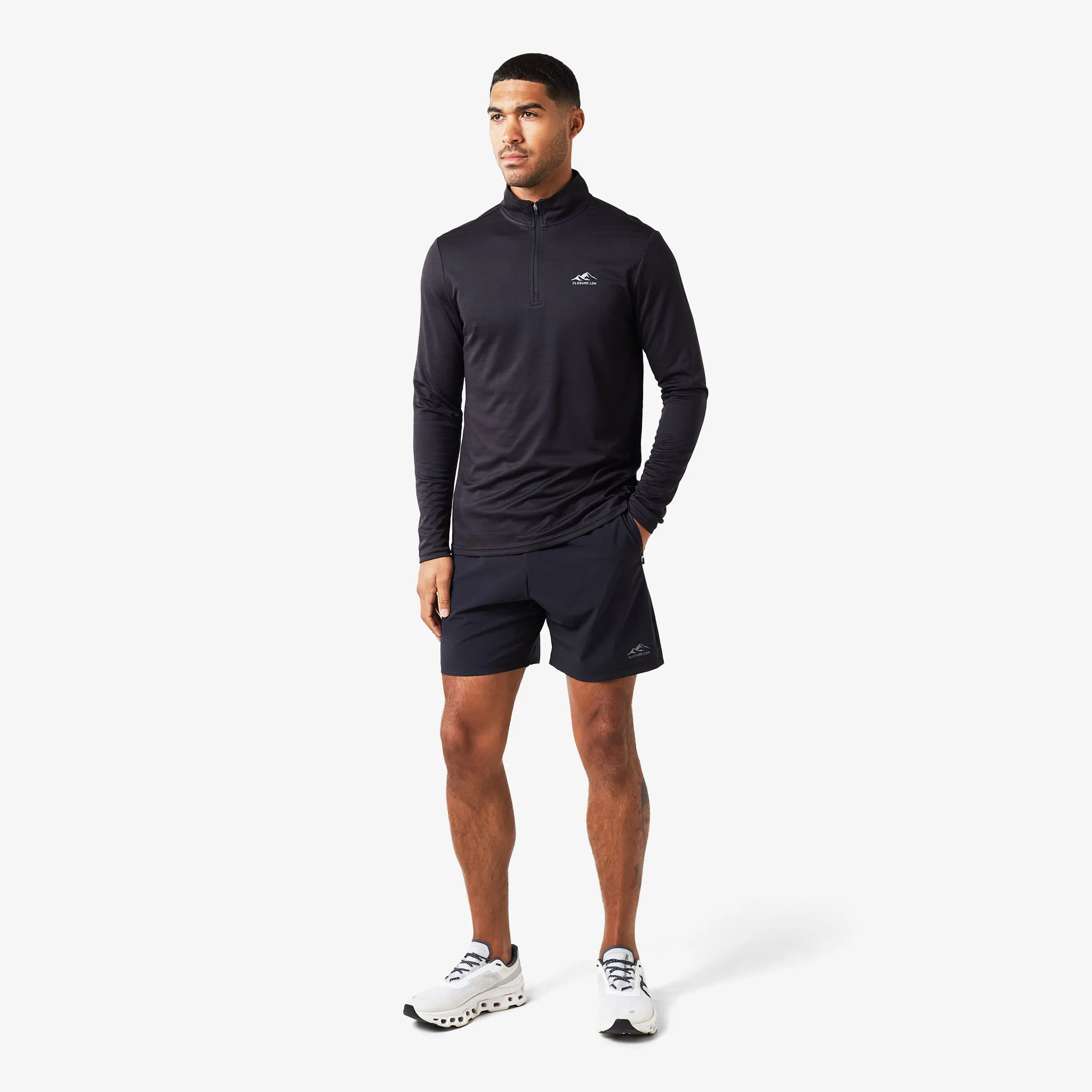Core 1/4 Zip Performance Top | Black