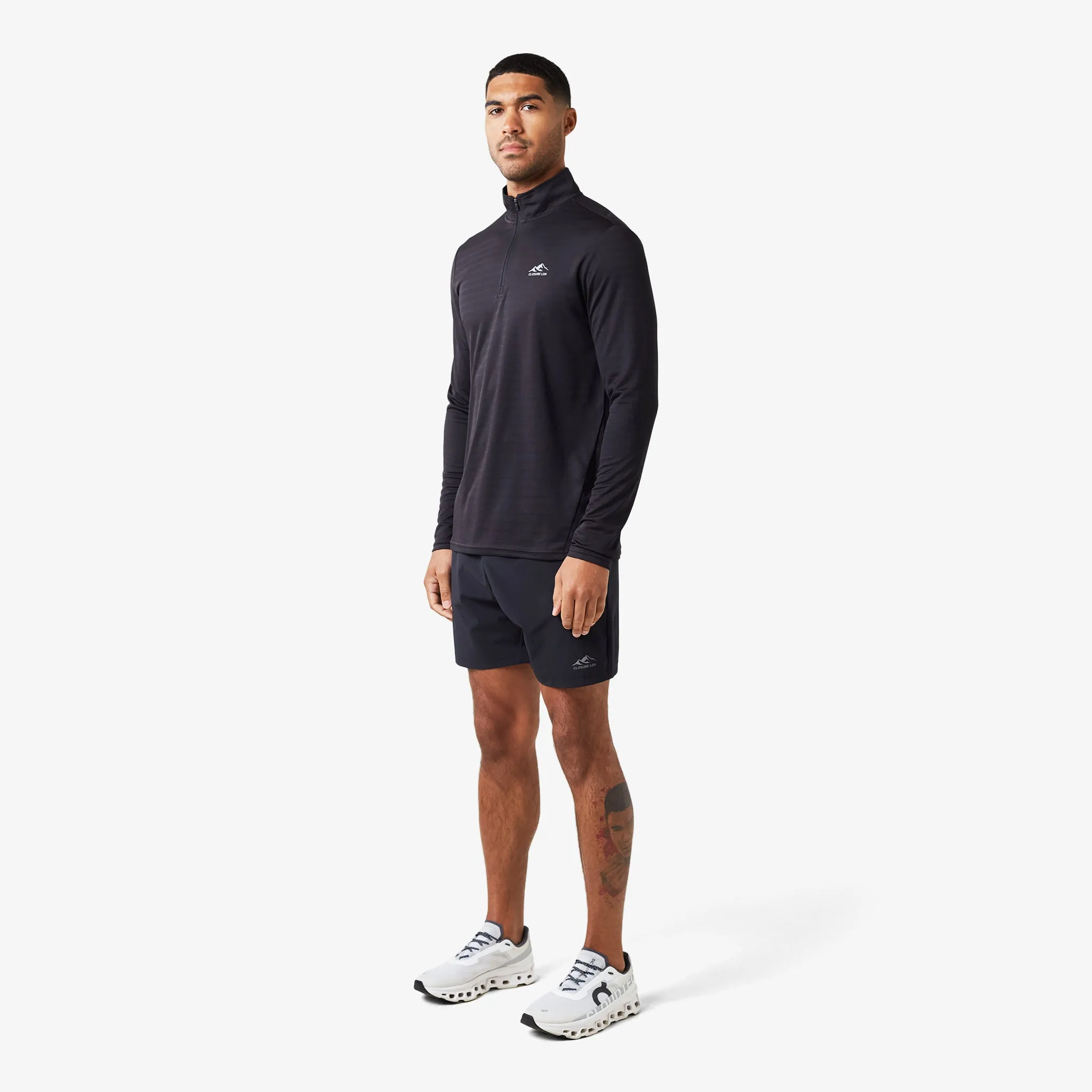 Core 1/4 Zip Performance Top | Black