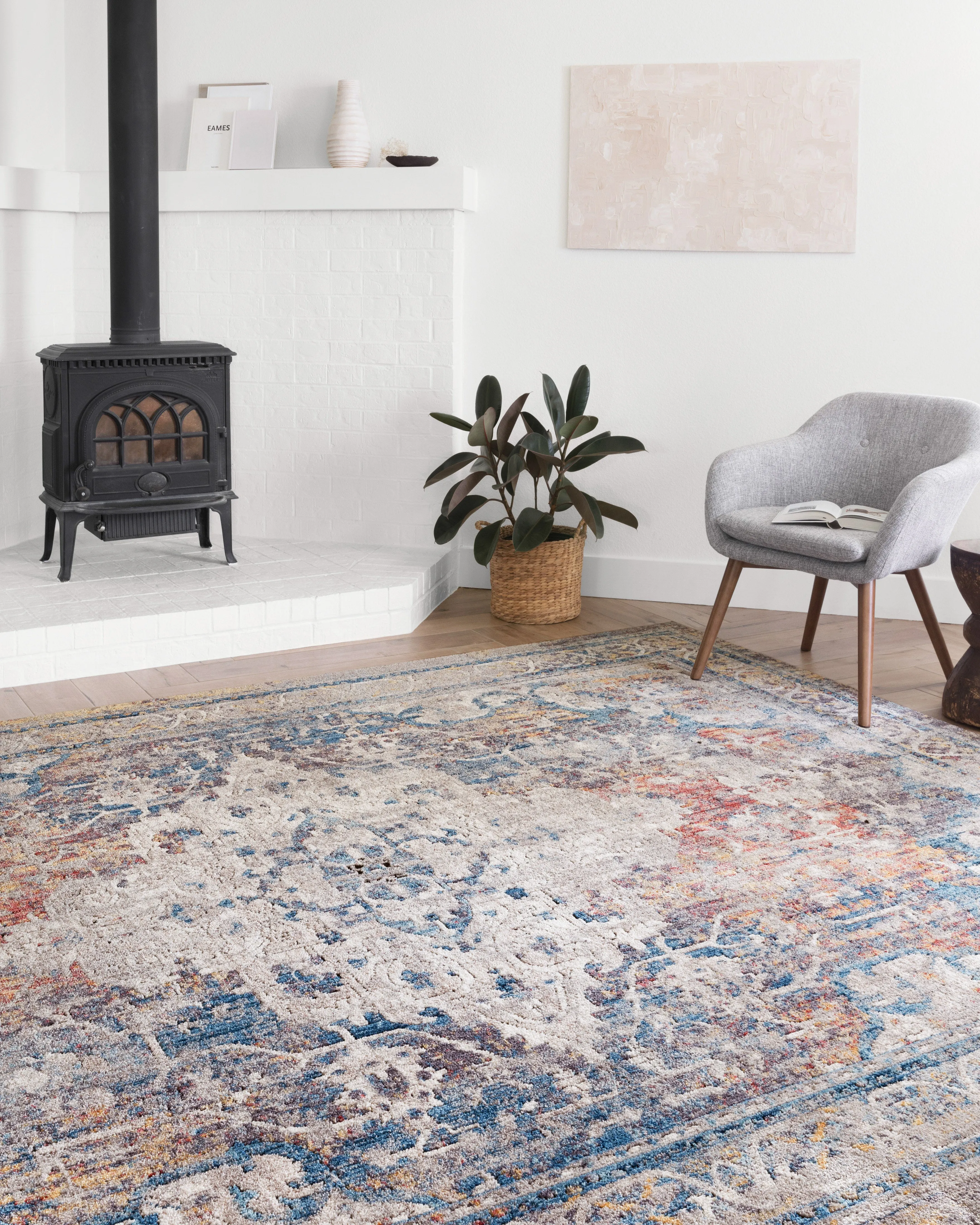 Dante Rug in Multi & Stone