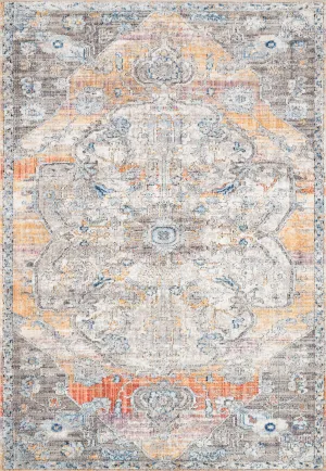 Dante Rug in Natural & Sunrise