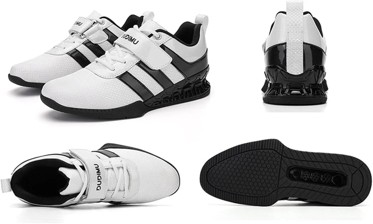 Deadlift Shoes for Mens Weightlifting Fitness Cross-Trainer Anti-Slip for Heavy Lifting Weight Training Gym Training