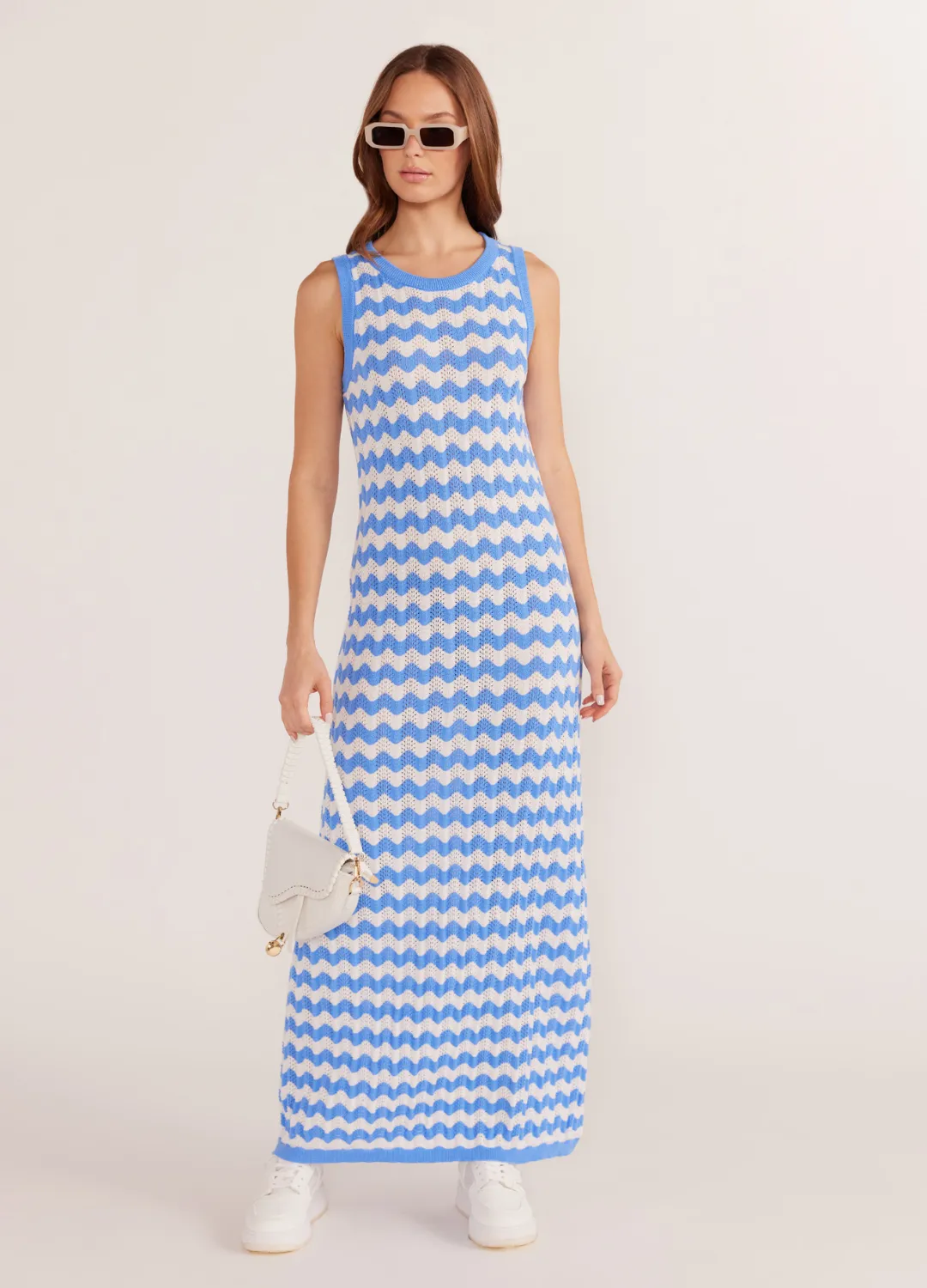 Dina Stripe Knit Midi