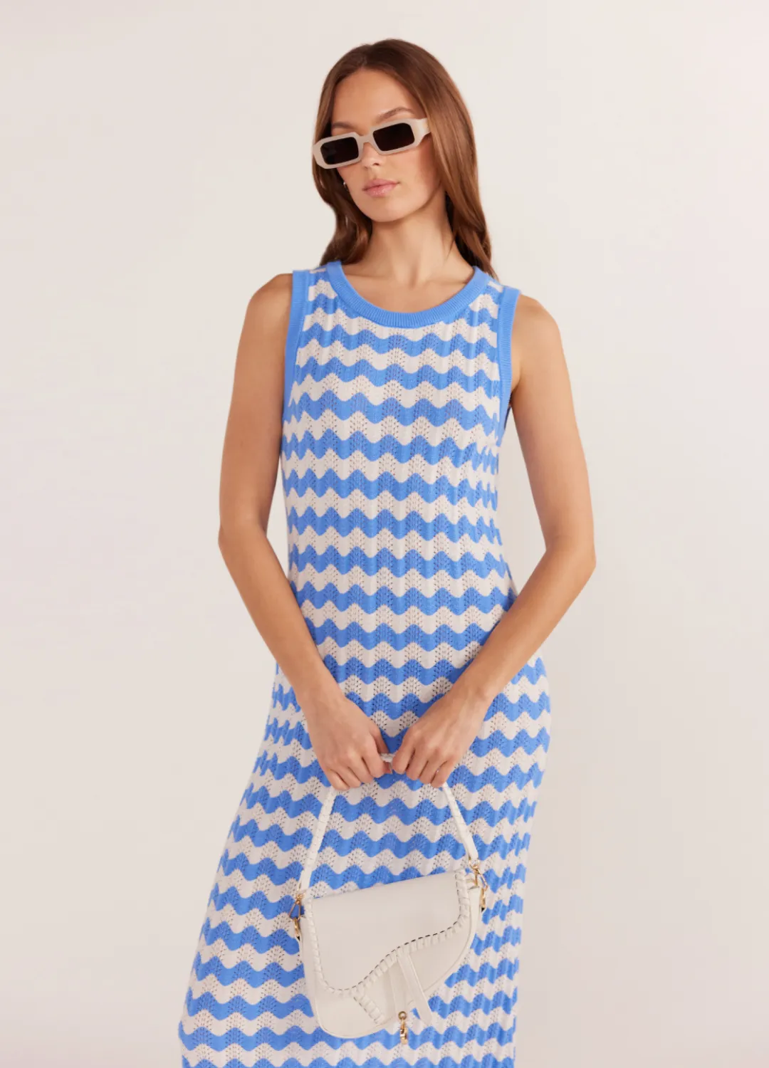 Dina Stripe Knit Midi