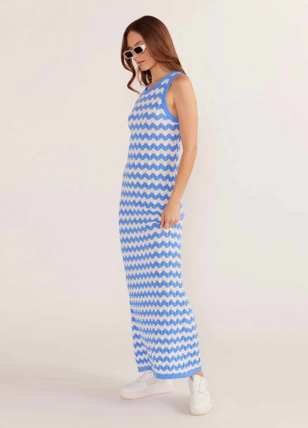Dina Stripe Knit Midi