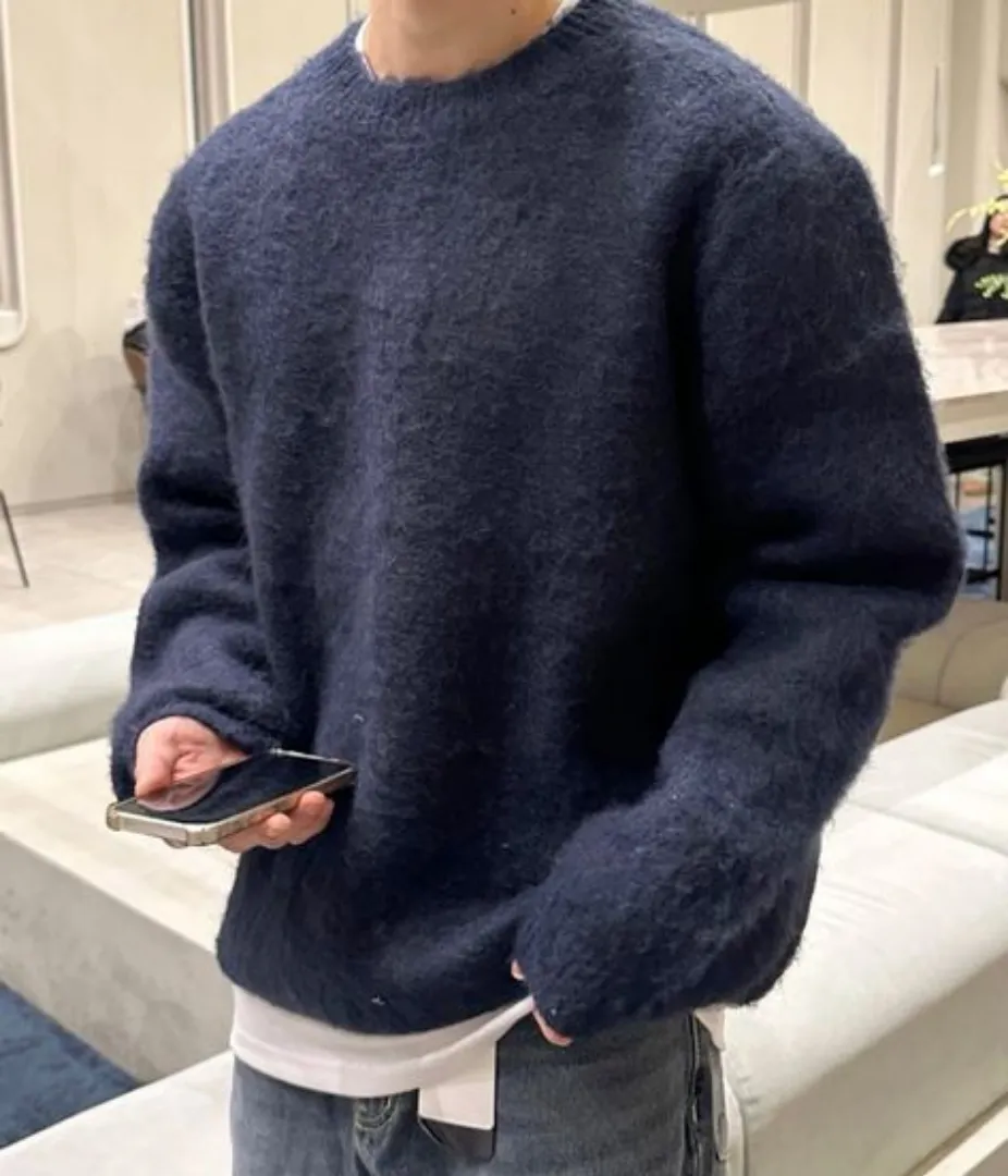 Dorian  Knitted Crewneck Sweater