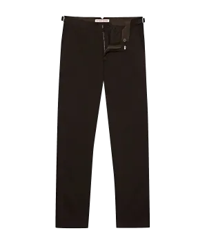 Fallon Stretch Cotton Pant in Truffle