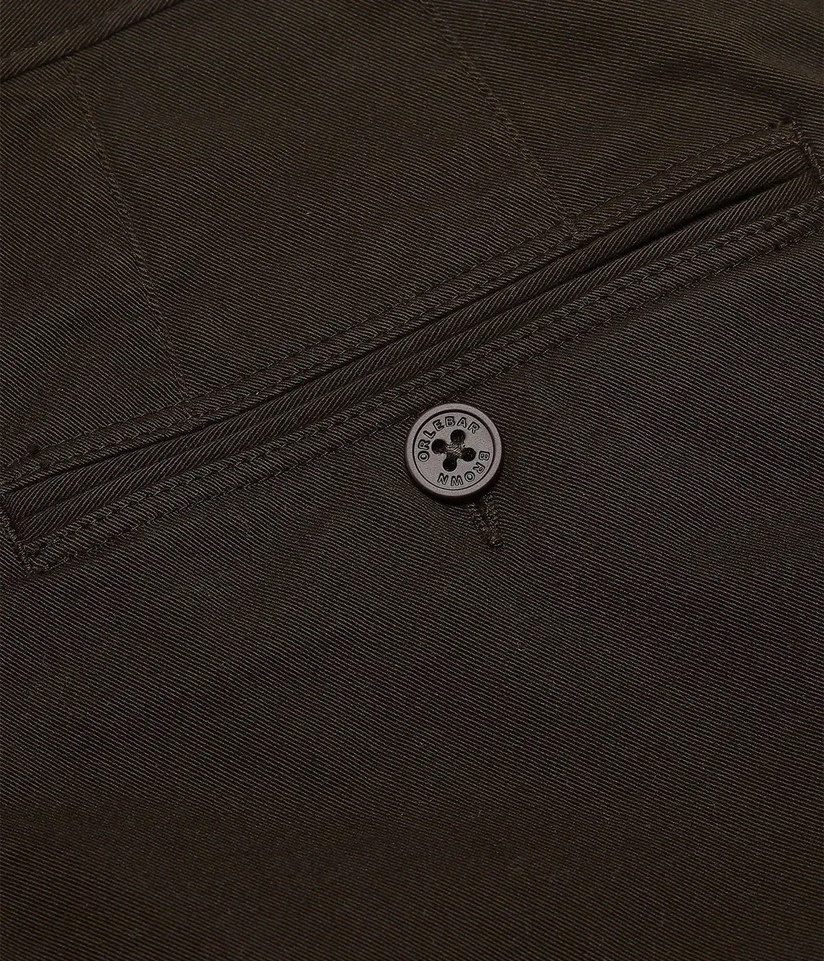 Fallon Stretch Cotton Pant in Truffle