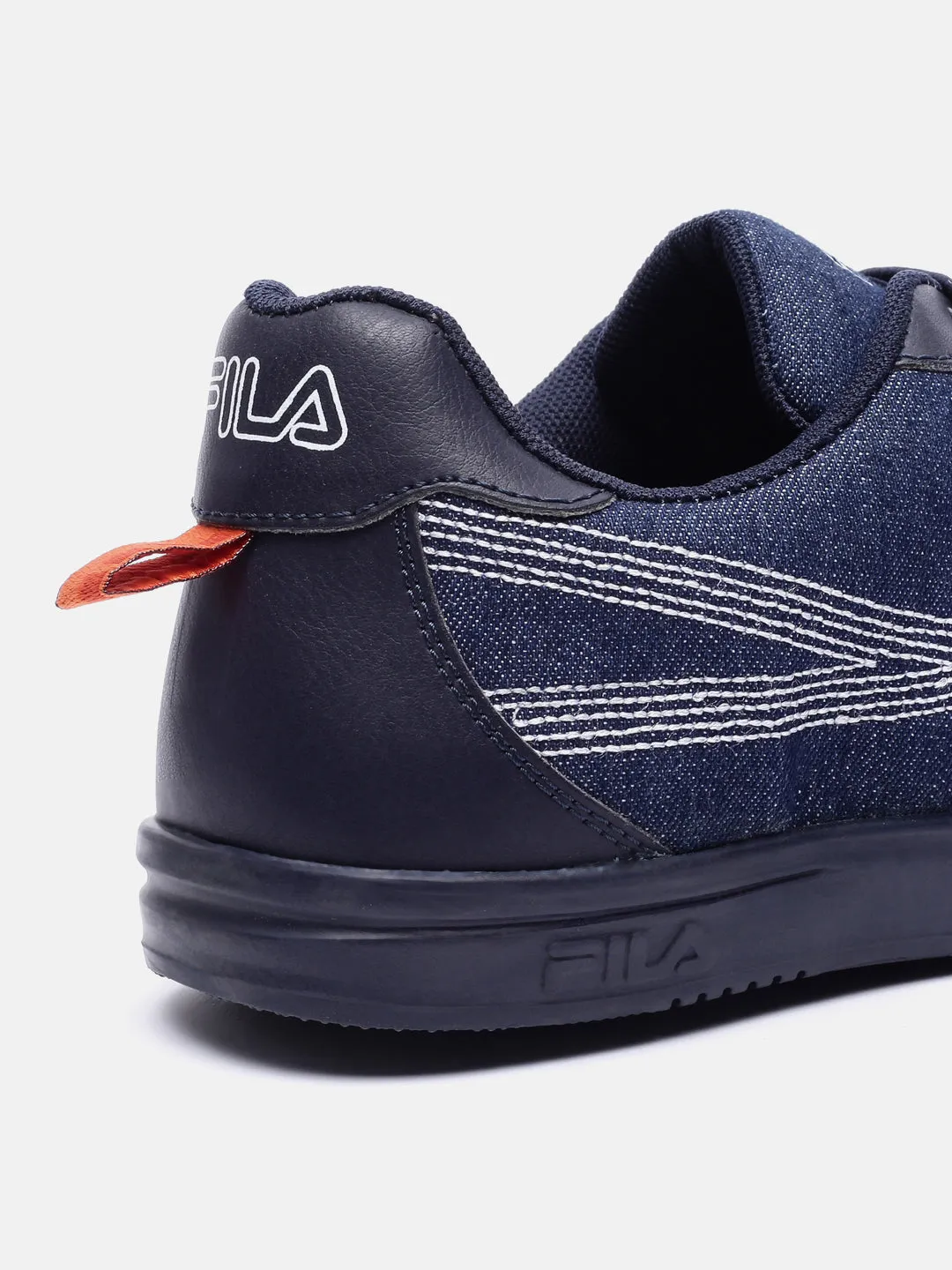 Fila White Attao Denim Men's Sneaker