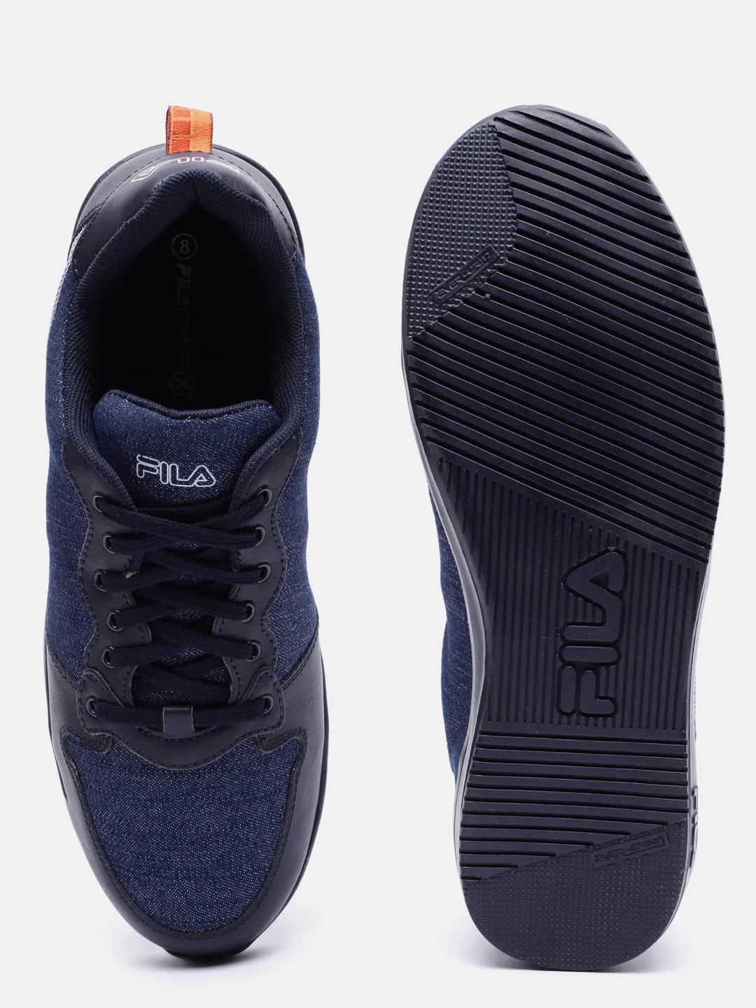 Fila White Attao Denim Men's Sneaker