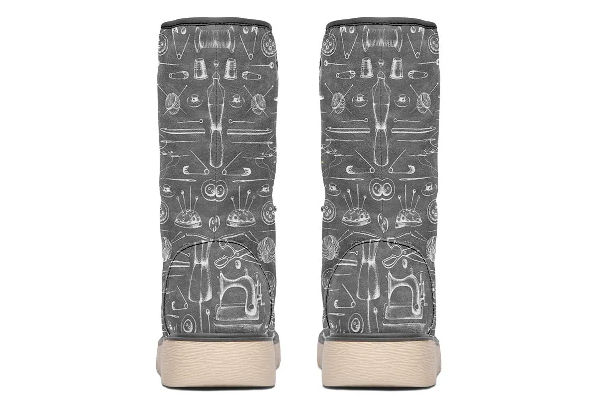 Floral Sewing Polar Vibe Boots