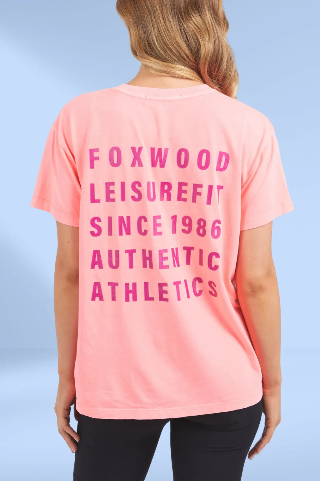 Foxwood Authentic Tee Neon Pink