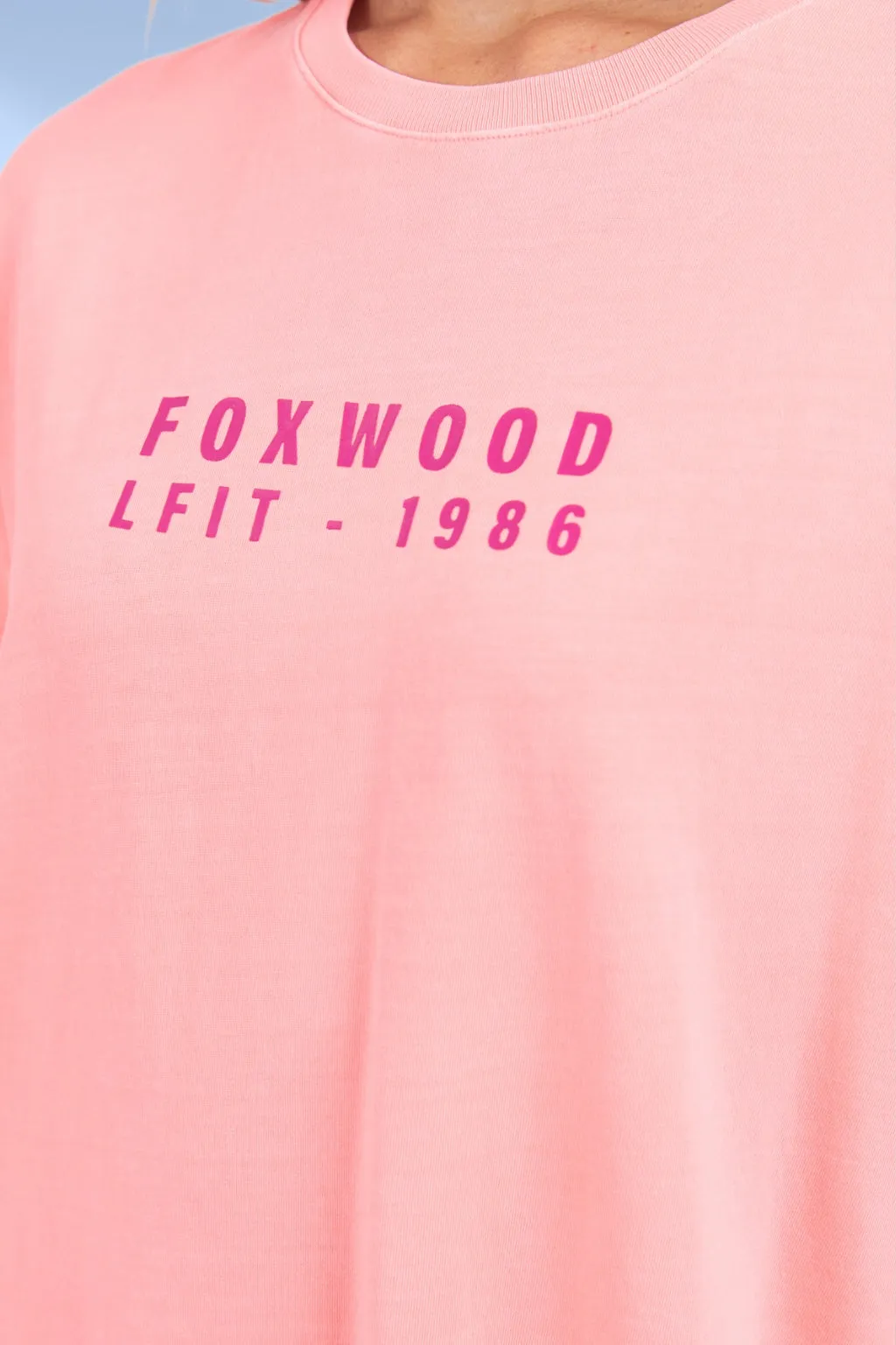 Foxwood Authentic Tee Neon Pink