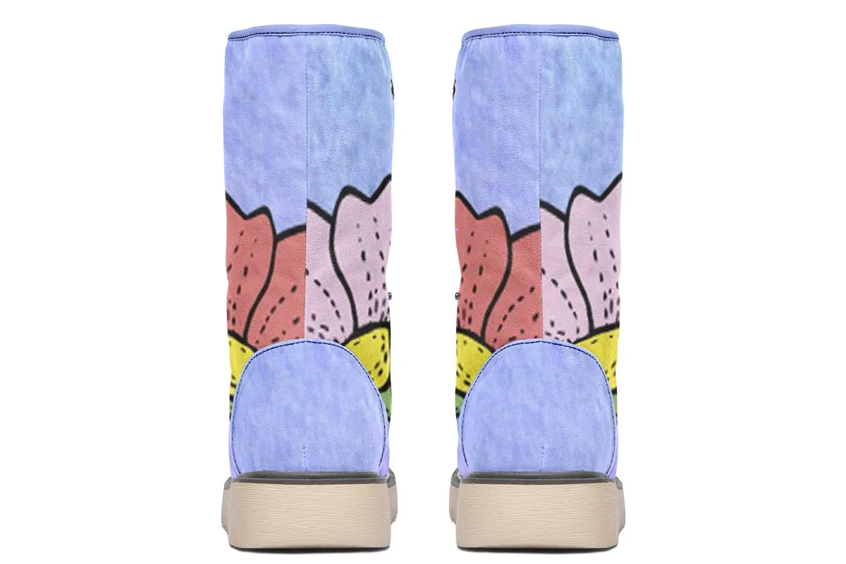 Fun Floral Sheltie Polar Vibe Boots