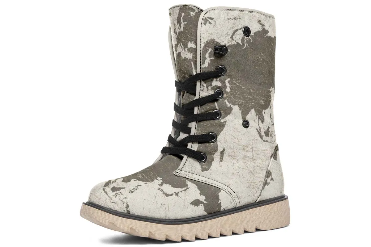 Geography Map Polar Vibe Boots